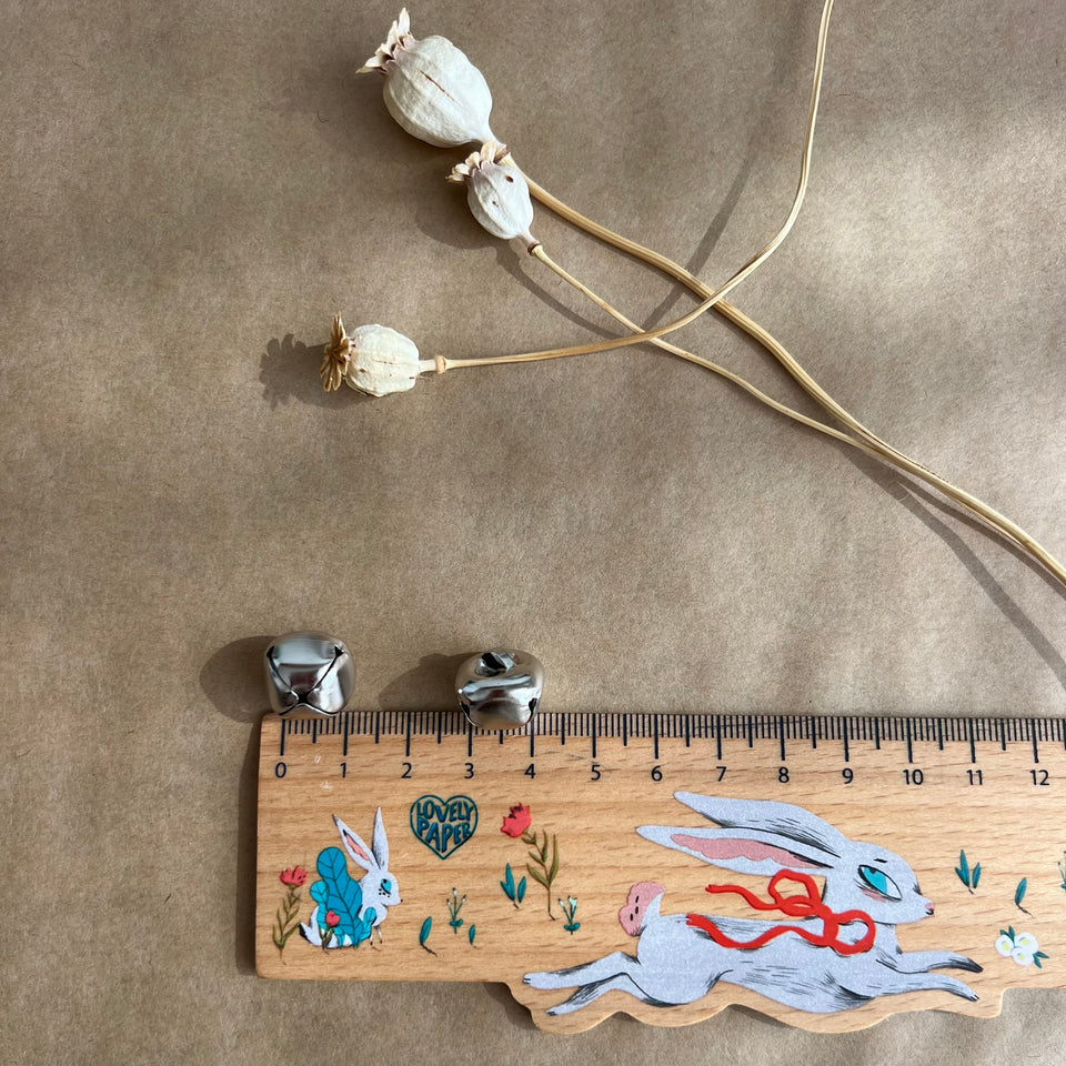 DIY CRAFT ~ SILVER BELLS ~ 20 PACK