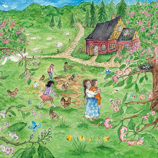 EENTJE VAN MARGO ~ RED COTTAGE SPRING SILHOUETTE ~ TOVERLUX