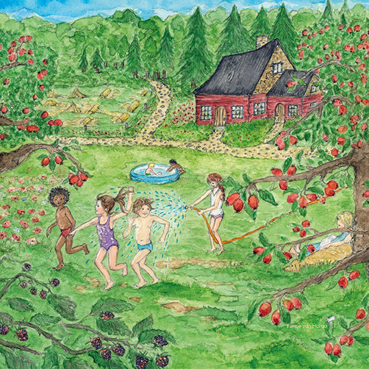 EENTJE VAN MARGO ~ RED COTTAGE SUMMER SILHOUETTE ~ TOVERLUX