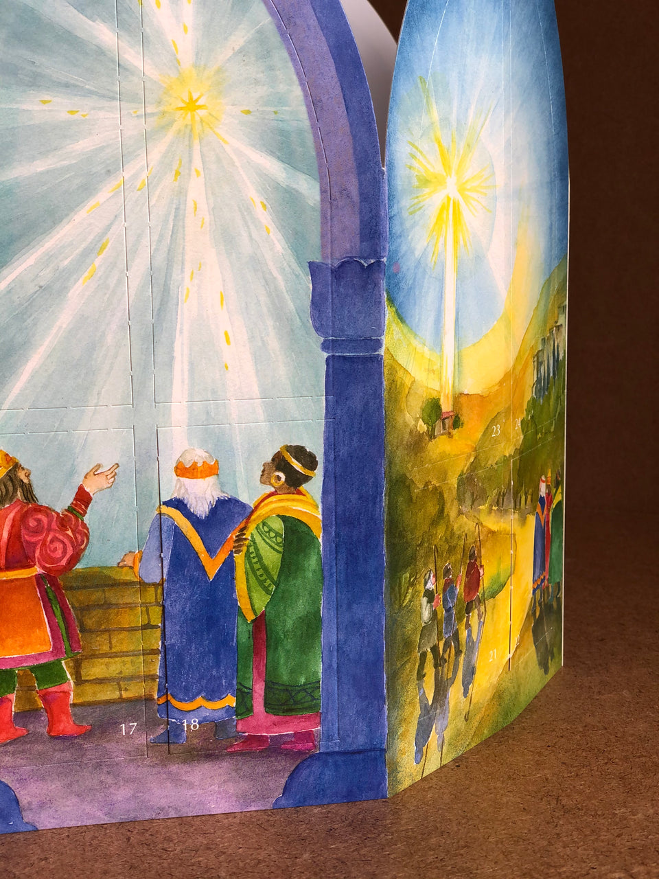 A CHRISTMAS STORY ~ ADVENT CALENDAR 6 SIDED LANTERN