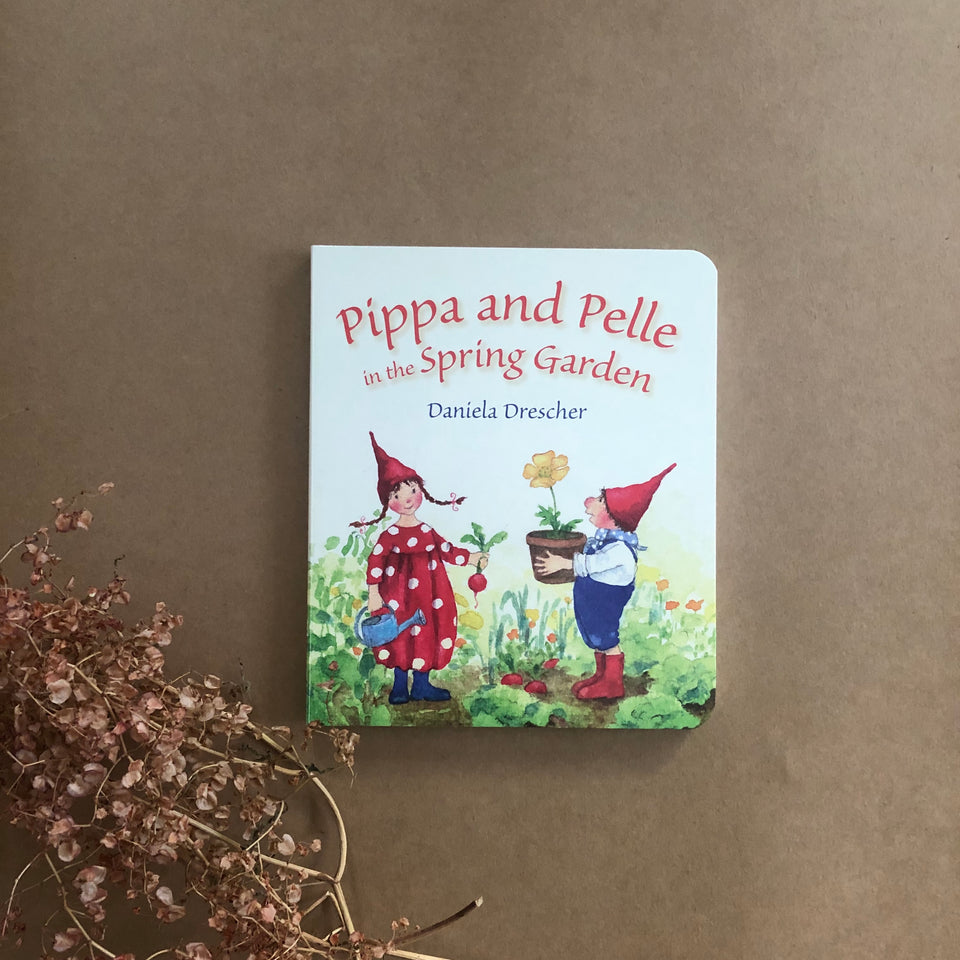 PIPPA AND PELLE IN THE SPRING GARDEN  ~ DANIELA DRESCHER