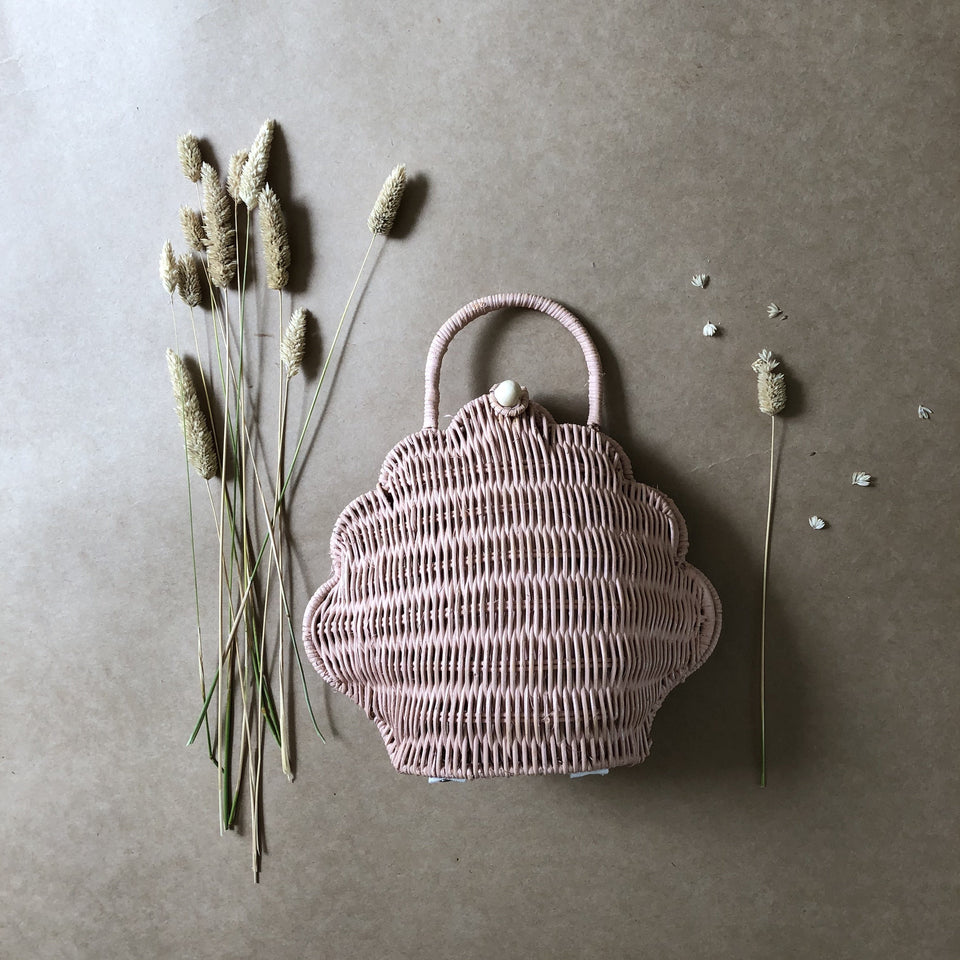 MERMAID BAG SHELL PURSE ~ ROSE ~ OLLI ELLA