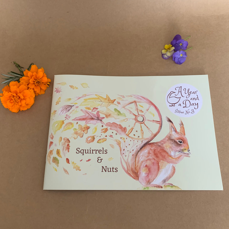 50% OFF - A YEAR AND A DAY ~ ISSUE 3 ~  SQUIRRELS AND NUTS