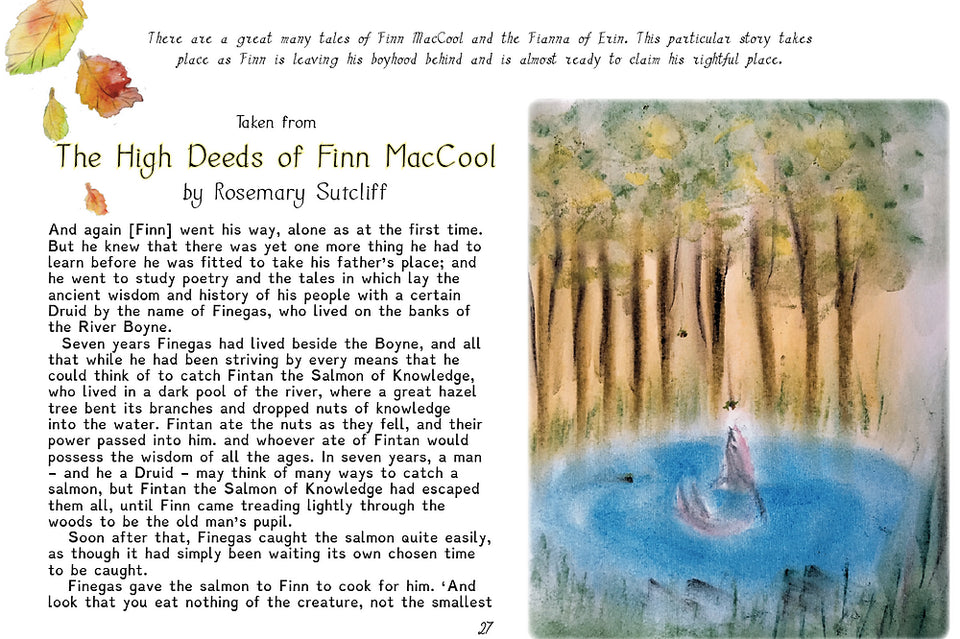 50% OFF - A YEAR AND A DAY ~ ISSUE 3 ~  SQUIRRELS AND NUTS