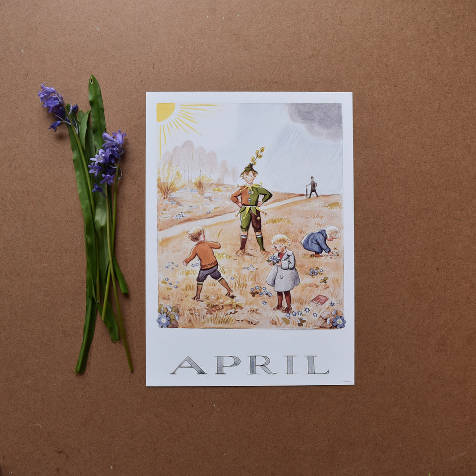 70% OFF - ELSA BESKOW ~ MONTH POSTERS ~ A4