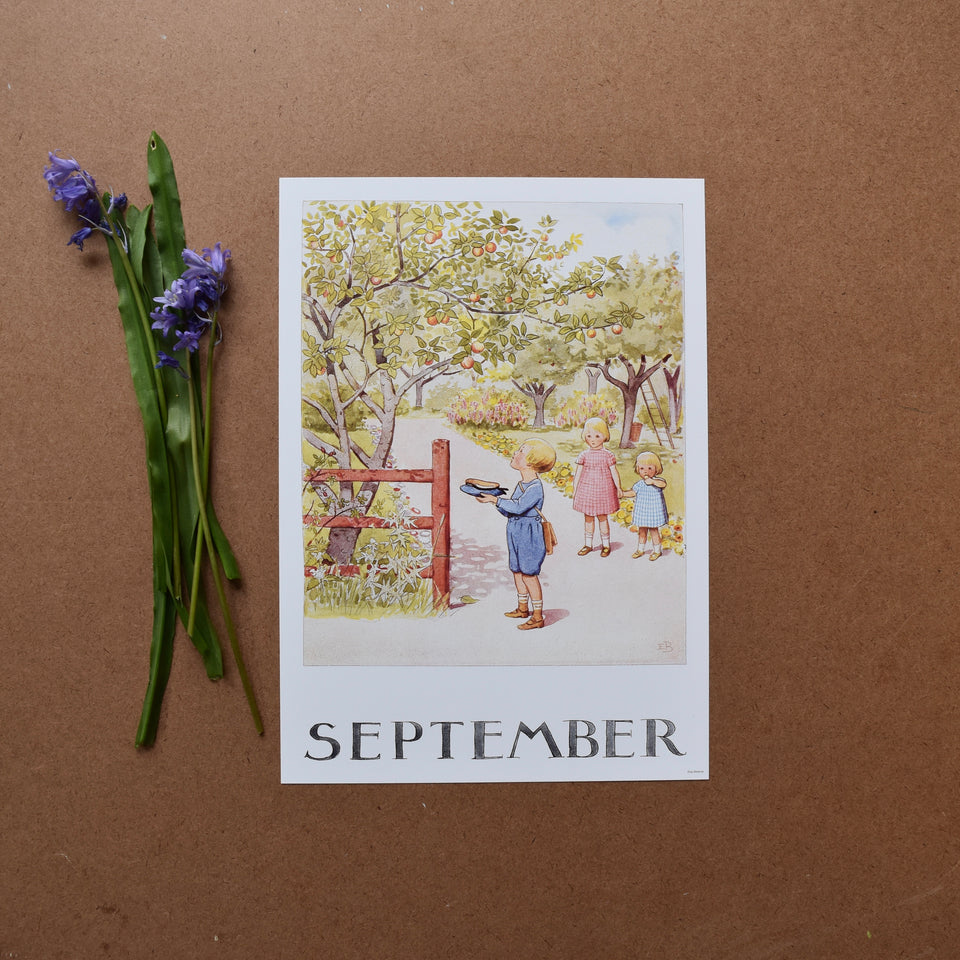 70% OFF - ELSA BESKOW ~ MONTH POSTERS ~ A4