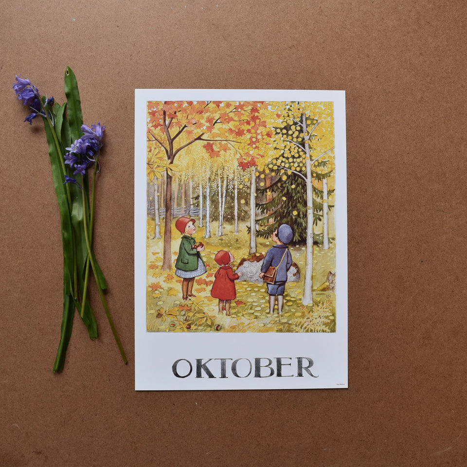 70% OFF - ELSA BESKOW ~ MONTH POSTERS ~ A4