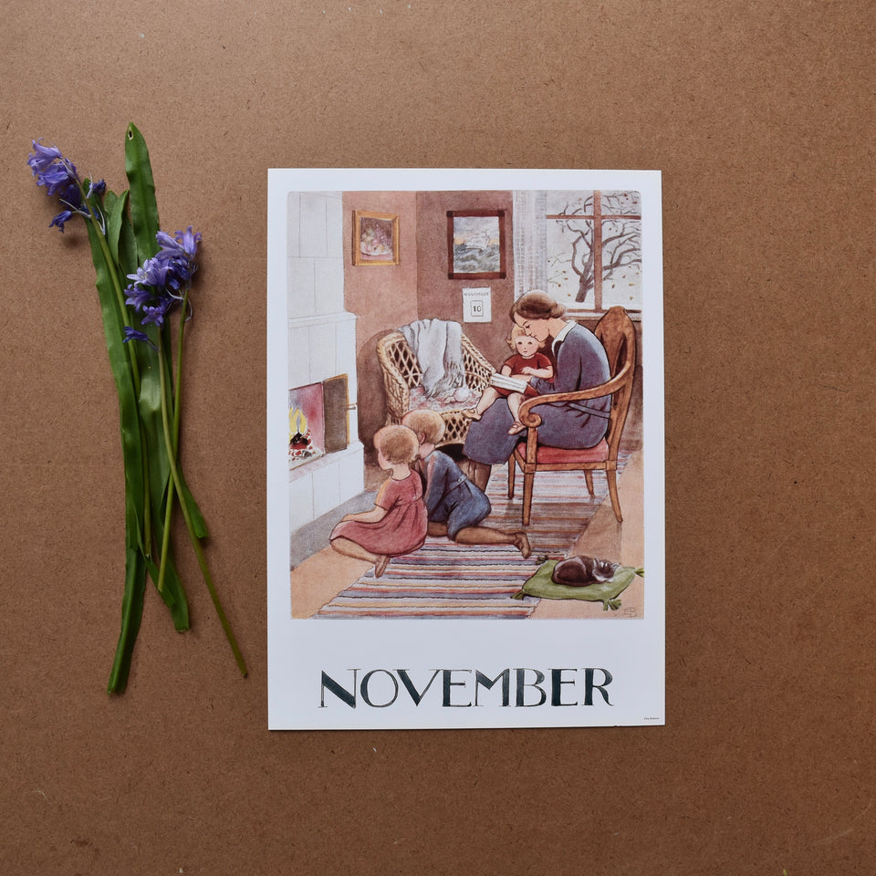 70% OFF - ELSA BESKOW ~ MONTH POSTERS ~ A4