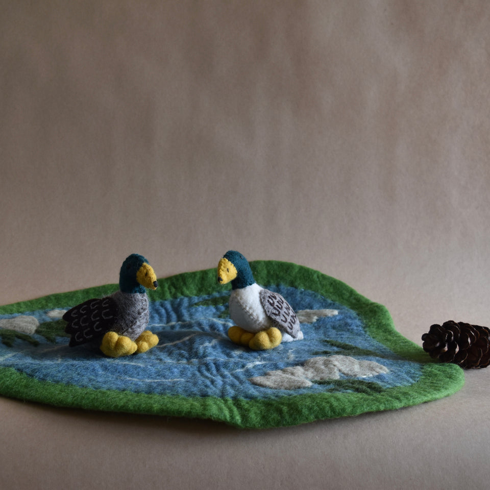 70% OFF - SECOND ~ FELT POND MAT ONLY - NO DUCKS