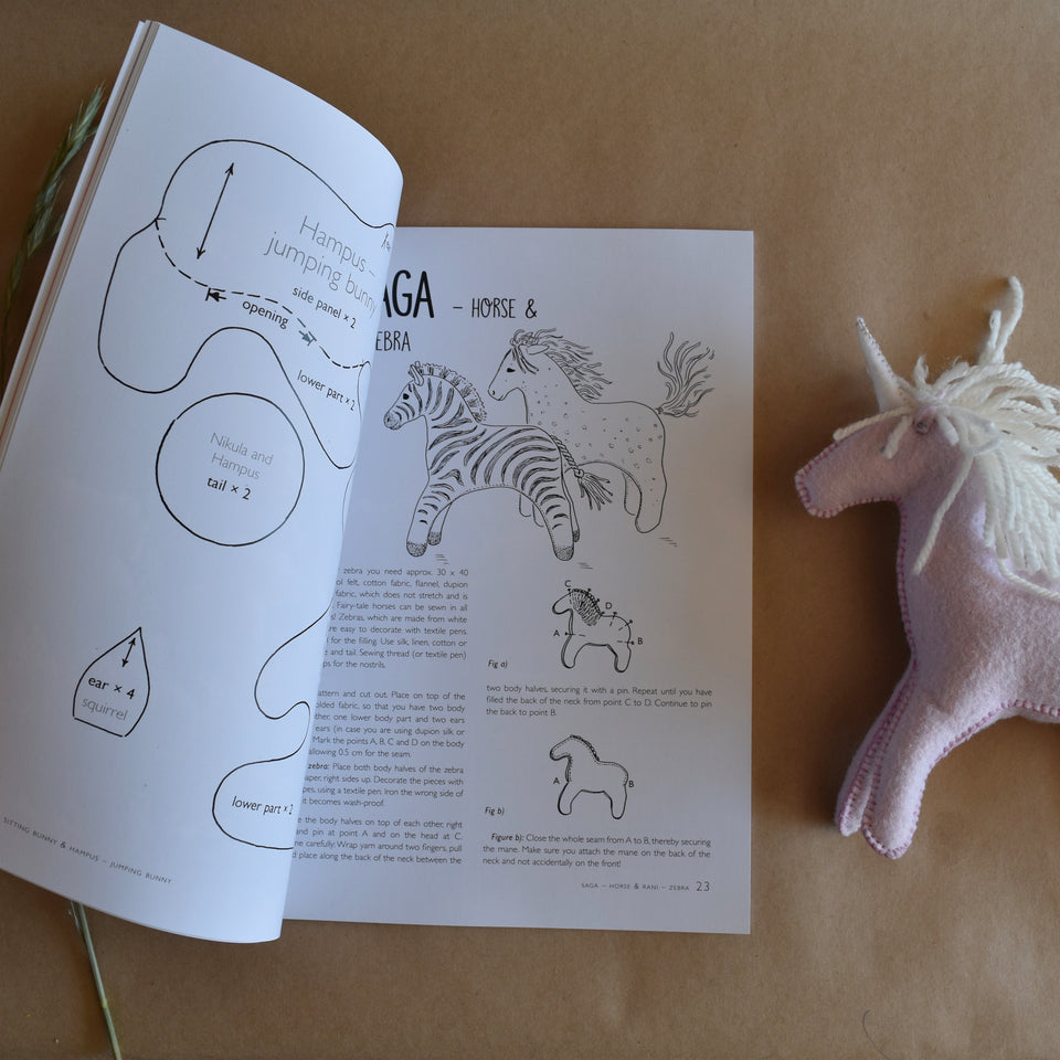 SEW SOFT TOYS by purely felt craft