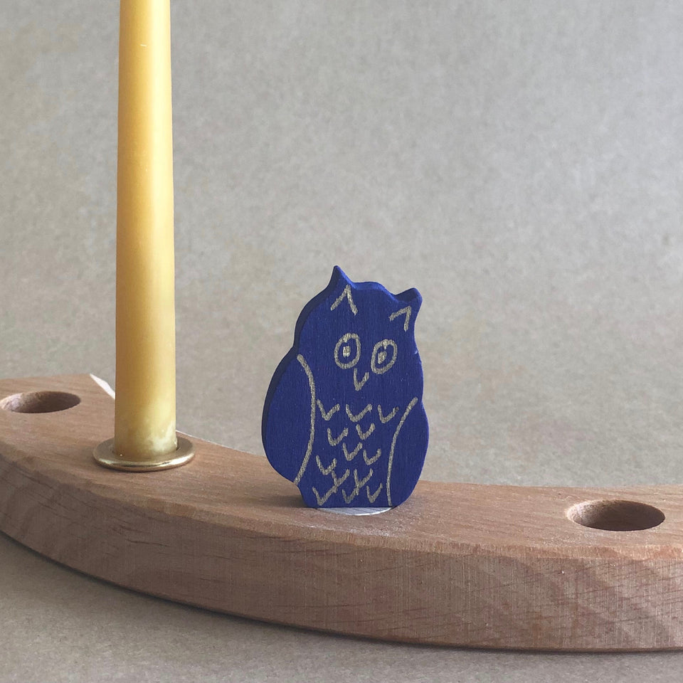 PURPLE OWL  ~ CELEBRATION RING DECORATION ~ GRIMMS