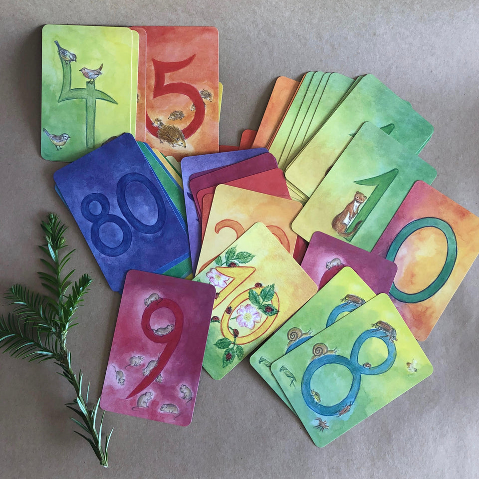 WALDORF NUMBER CARDS ~ GRIMMS