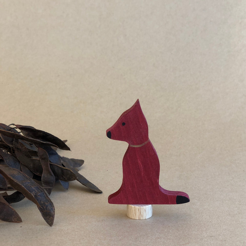 SITTING DOG ~ CELEBRATION RING DECORATION ~ GRIMMS