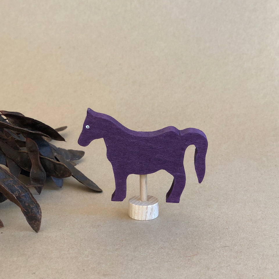 PURPLE HORSE ~ CELEBRATION RING DECORATION ~ GRIMMS