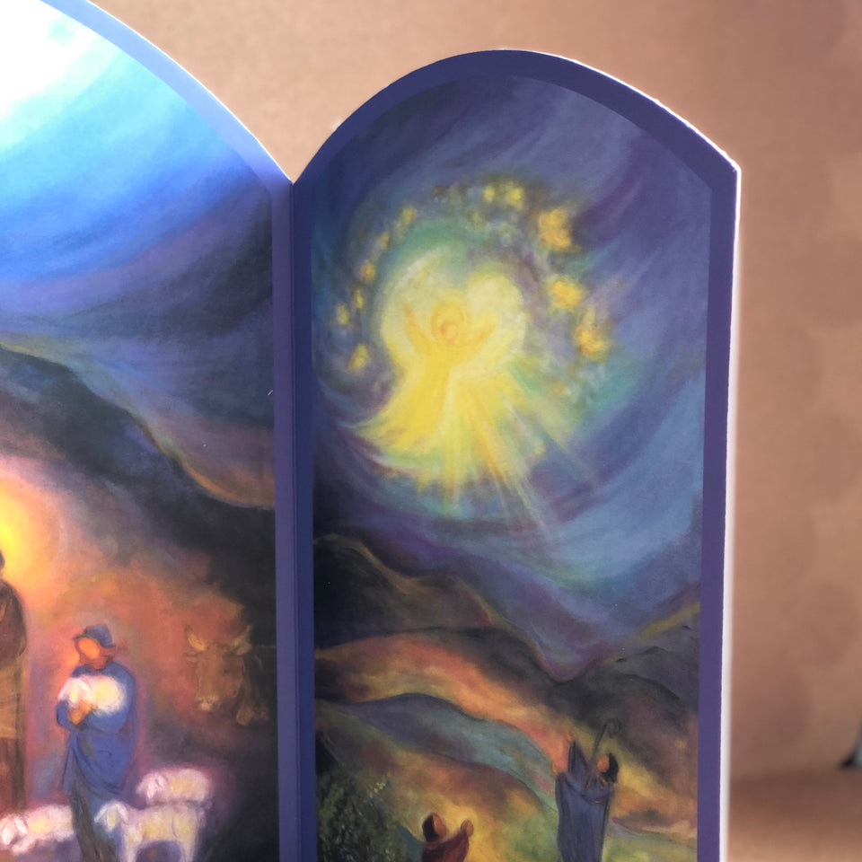 THE HOLY FAMILY WITH THE SHEPHERDS TRIPTYCH