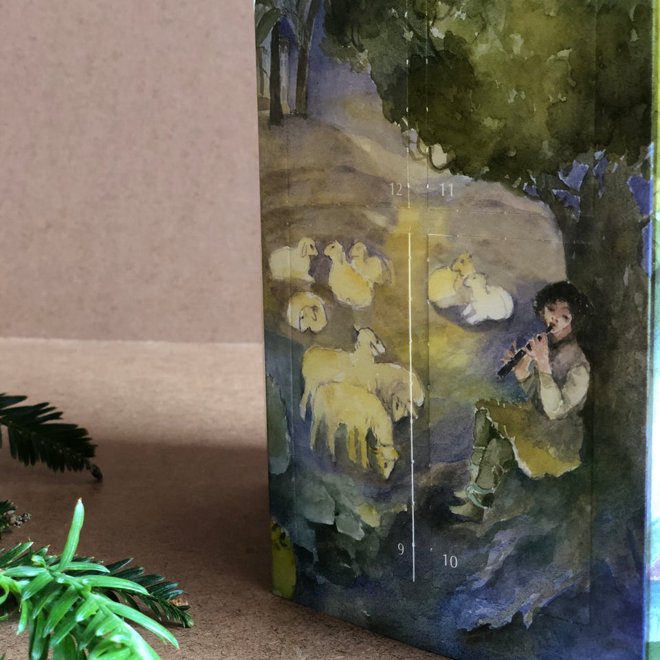 A CHRISTMAS STORY ~ ADVENT CALENDAR 6 SIDED LANTERN