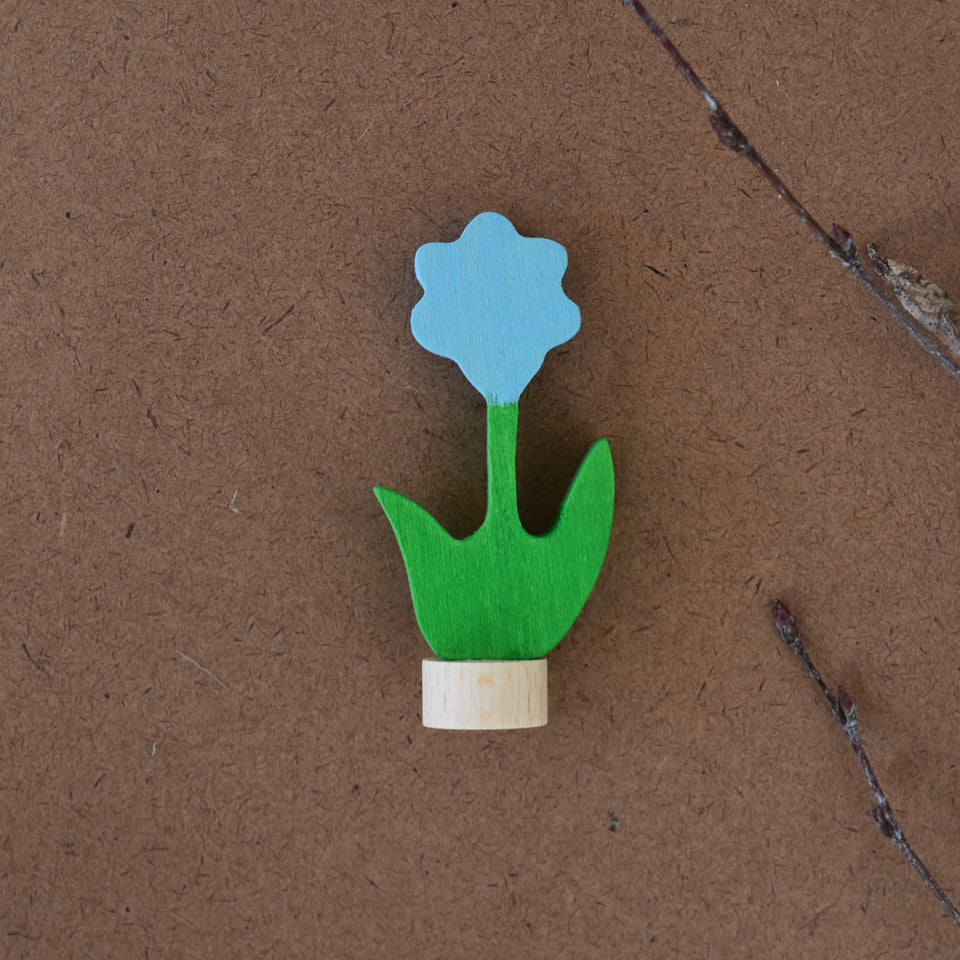 BLUE FLOWER ~ CELEBRATION RING DECORATION ~ GRIMMS