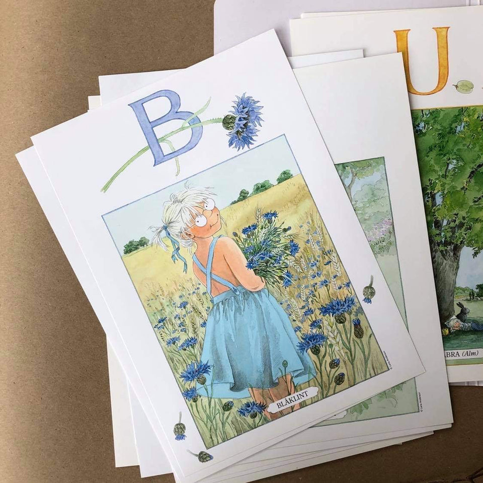 70% OFF - LENA ANDERSON ~ ALPHABET POSTERS ~ A4