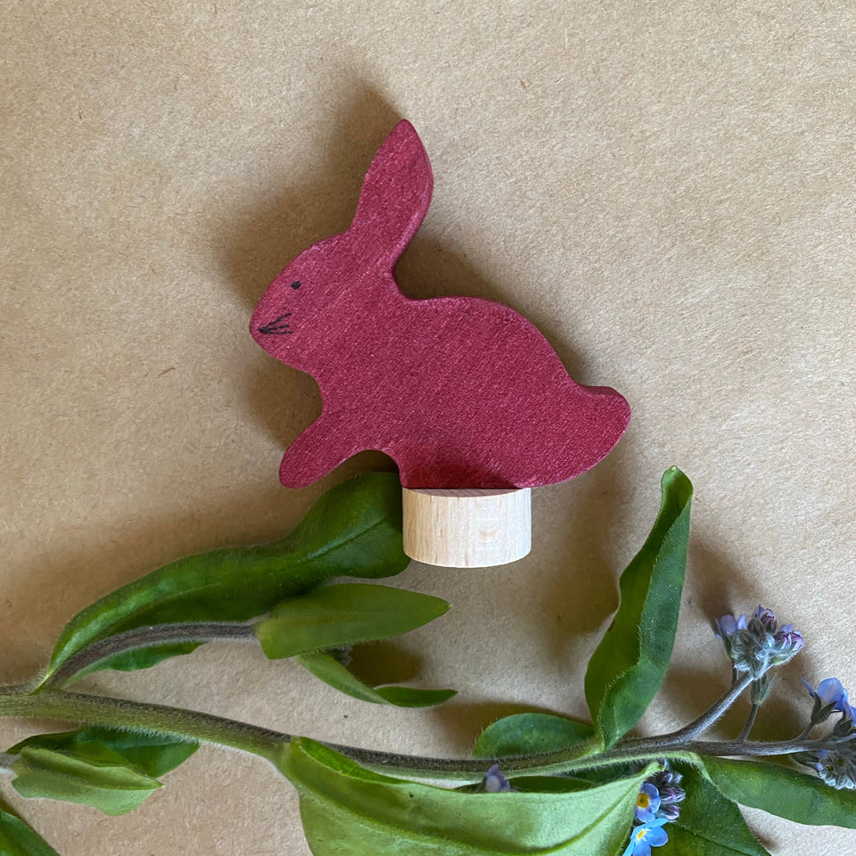 SITTING RABBIT~ CELEBRATION RING DECORATION ~ GRIMMS