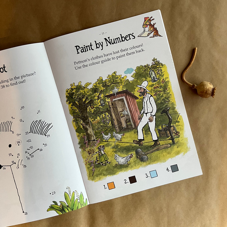 LEARNING WITH FINDUS & PETTSON: NUMBERS AND SHAPES ~ SVEN NORDQVIST