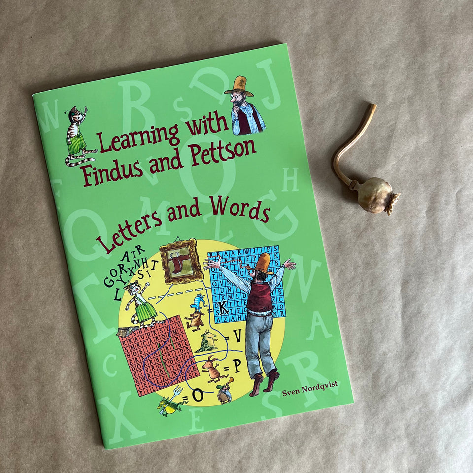 LEARNING WITH FINDUS & PETTSON: LETTERS AND WORDS ~ SVEN NORDQVIST