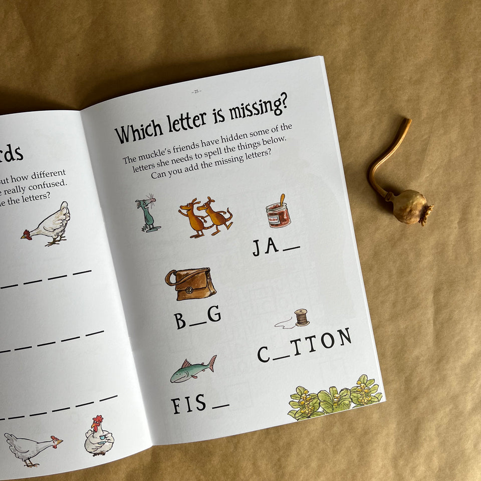 LEARNING WITH FINDUS & PETTSON: LETTERS AND WORDS ~ SVEN NORDQVIST