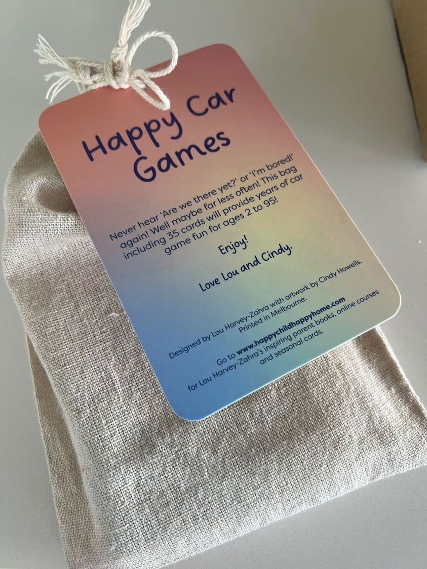 HAPPY CAR GAME ~ CARD SET ~ LOU HARVEY-ZAHRA