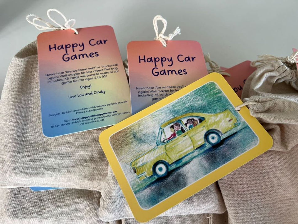 HAPPY CAR GAME ~ CARD SET ~ LOU HARVEY-ZAHRA