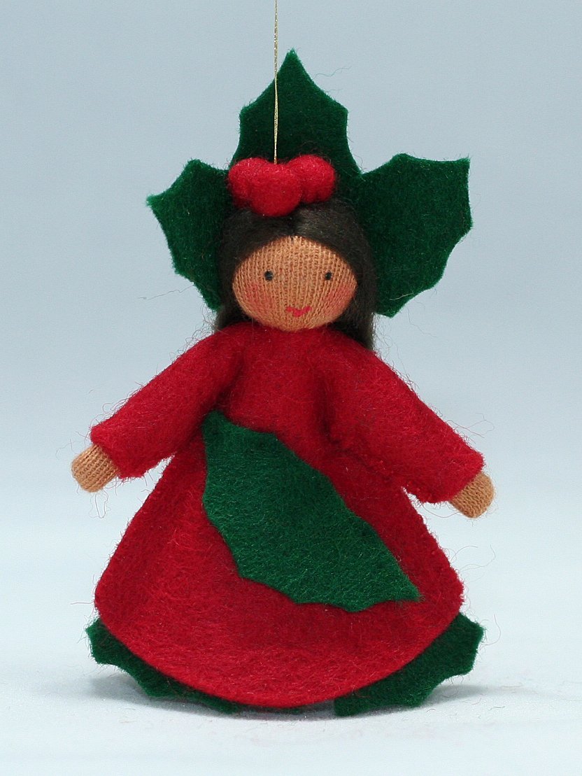 HOLLY BERRY PRINCESS ~ HANGING DECORATION ~ AMBROSIUS CHRISTMAS