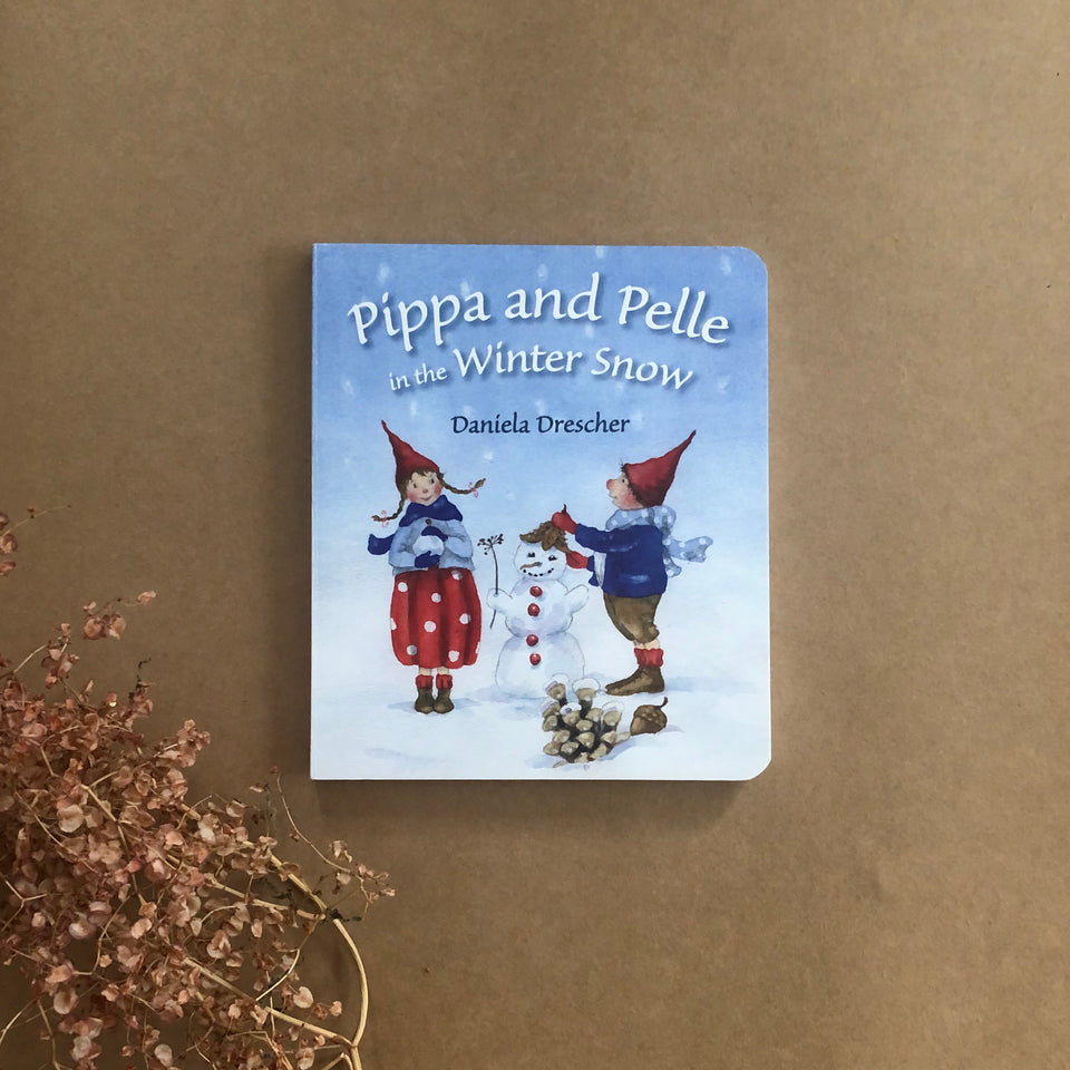 PIPPA AND PELLE IN THE WINTER SNOW ~ DANIELA DRESCHER