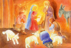 THROUGH ADVENT & CHRISTMAS ~ 9 POSTCARD SET ~ DOROTHEA SCHMIDT