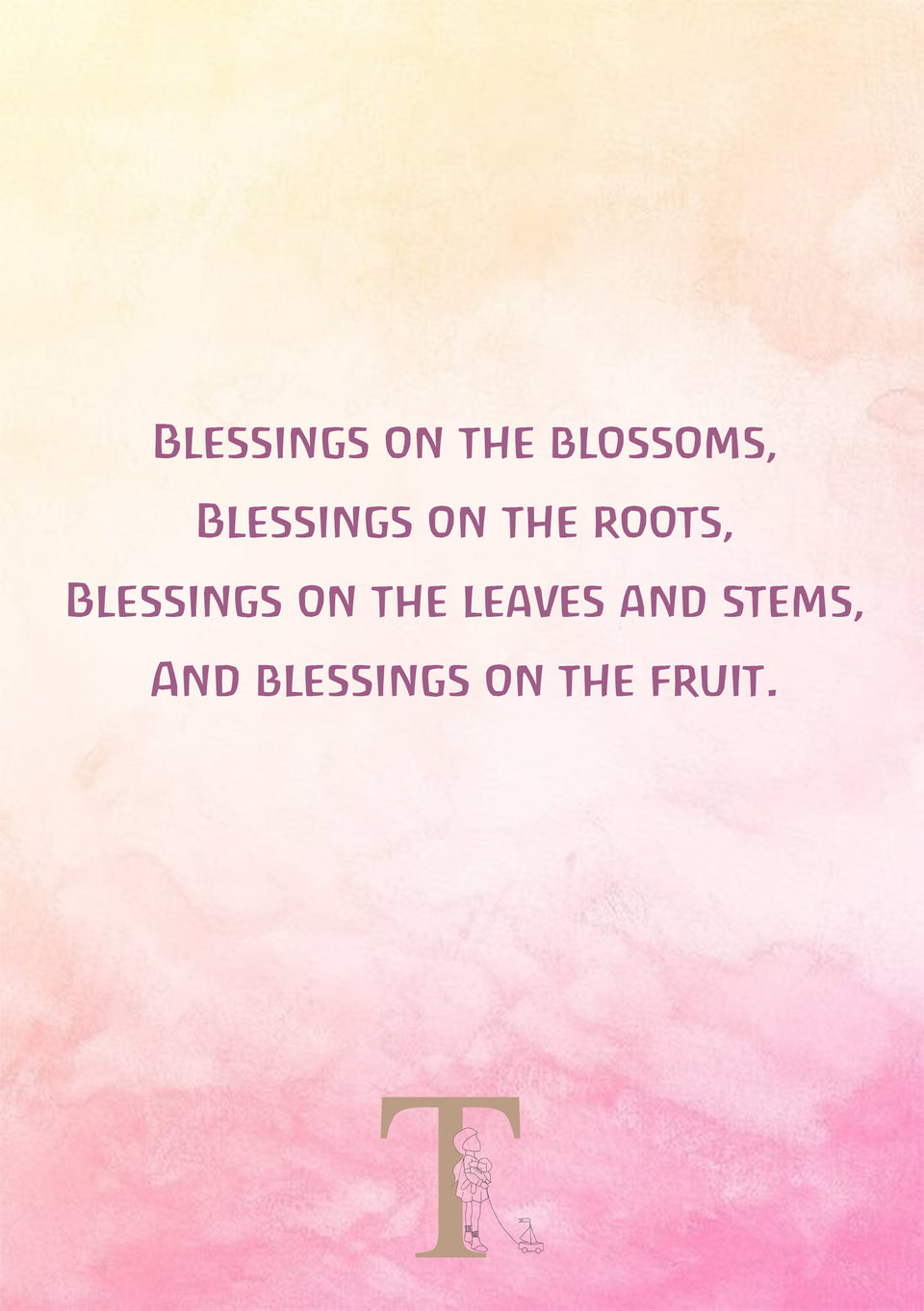 FREE DOWNLOAD ~ BLESSINGS ON THE BLOSSOMS