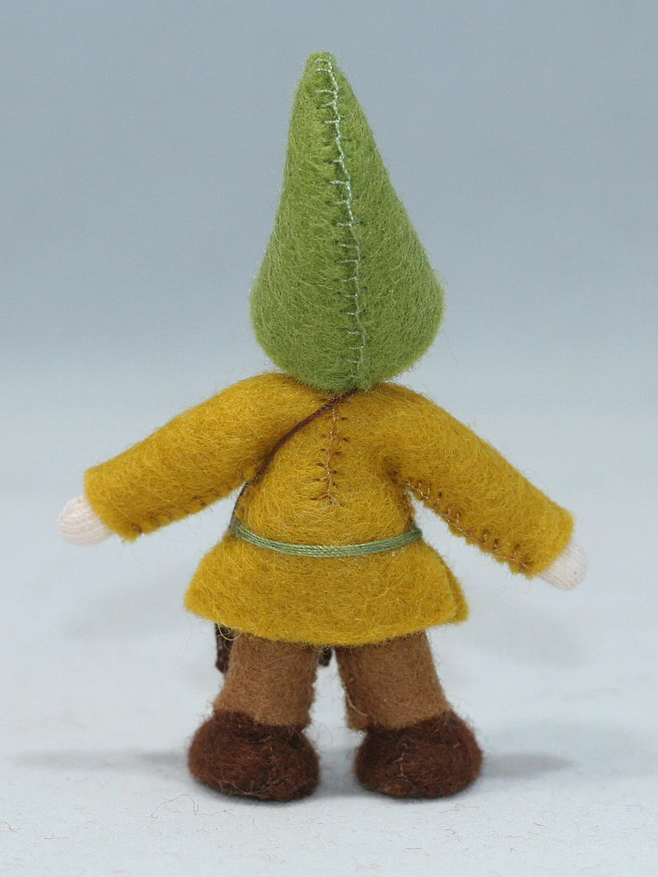 FOREST GNOME FAMILY ~ BOY WITH TINY POUCH BAG
