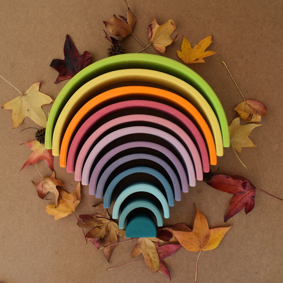GRIMMS PASTEL RAINBOW TUNNEL LARGE – Tanglewood Toys