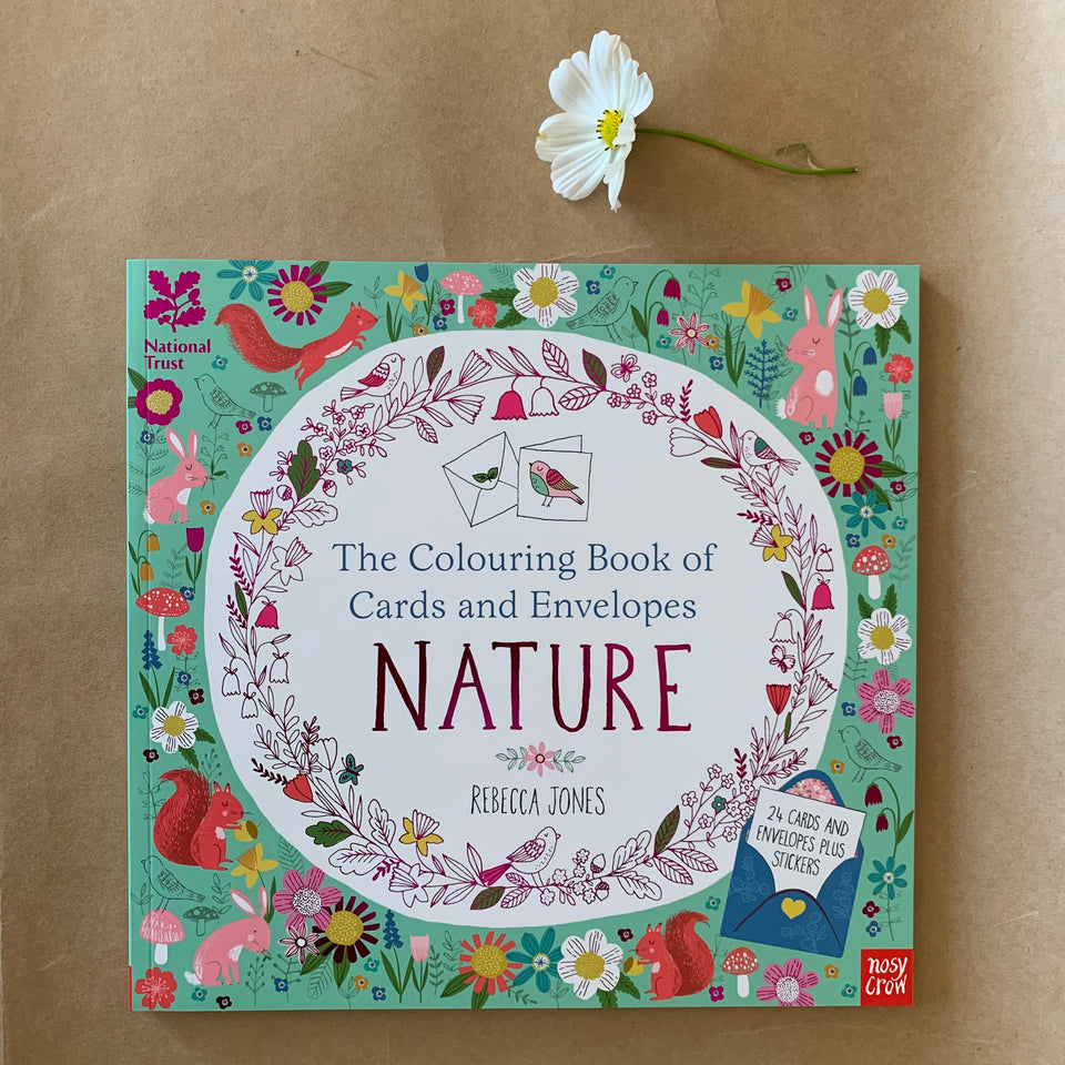 THE COLOURING BOOK OF CARDS & ENVELOPES ~ NATURE