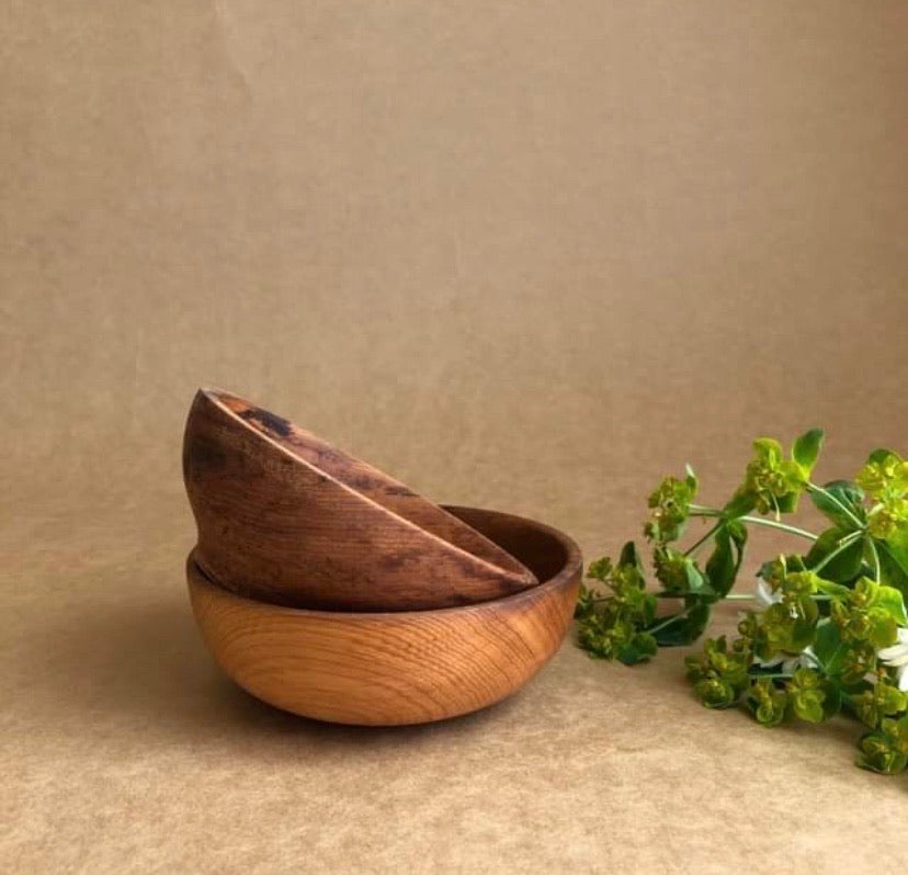 HANDCRAFTED WOOD BOWL