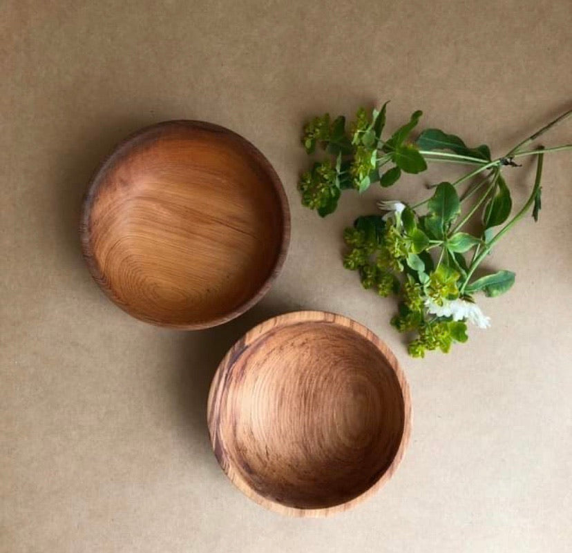 HANDCRAFTED WOOD BOWL